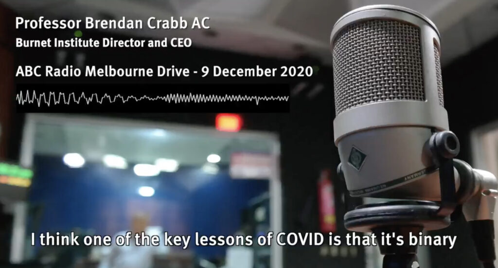 Brendan Crabb on ABC Radio Dec 9